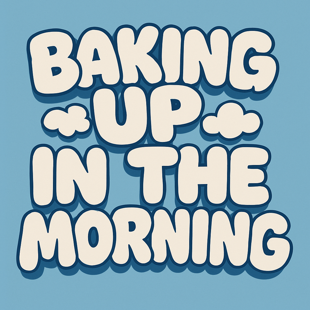 Ju$t bakin Up in the morning